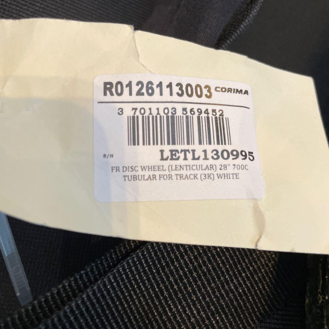 CORIMA フロントディスクホイール Lenticular ホイールバッグ付
