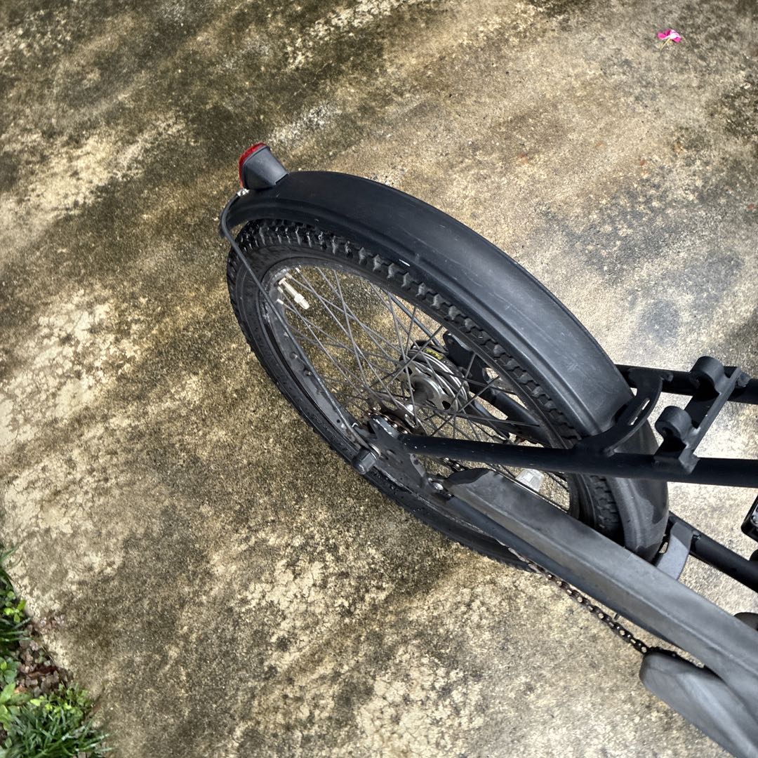 電動アシスト自転車 シティタイプ 黒