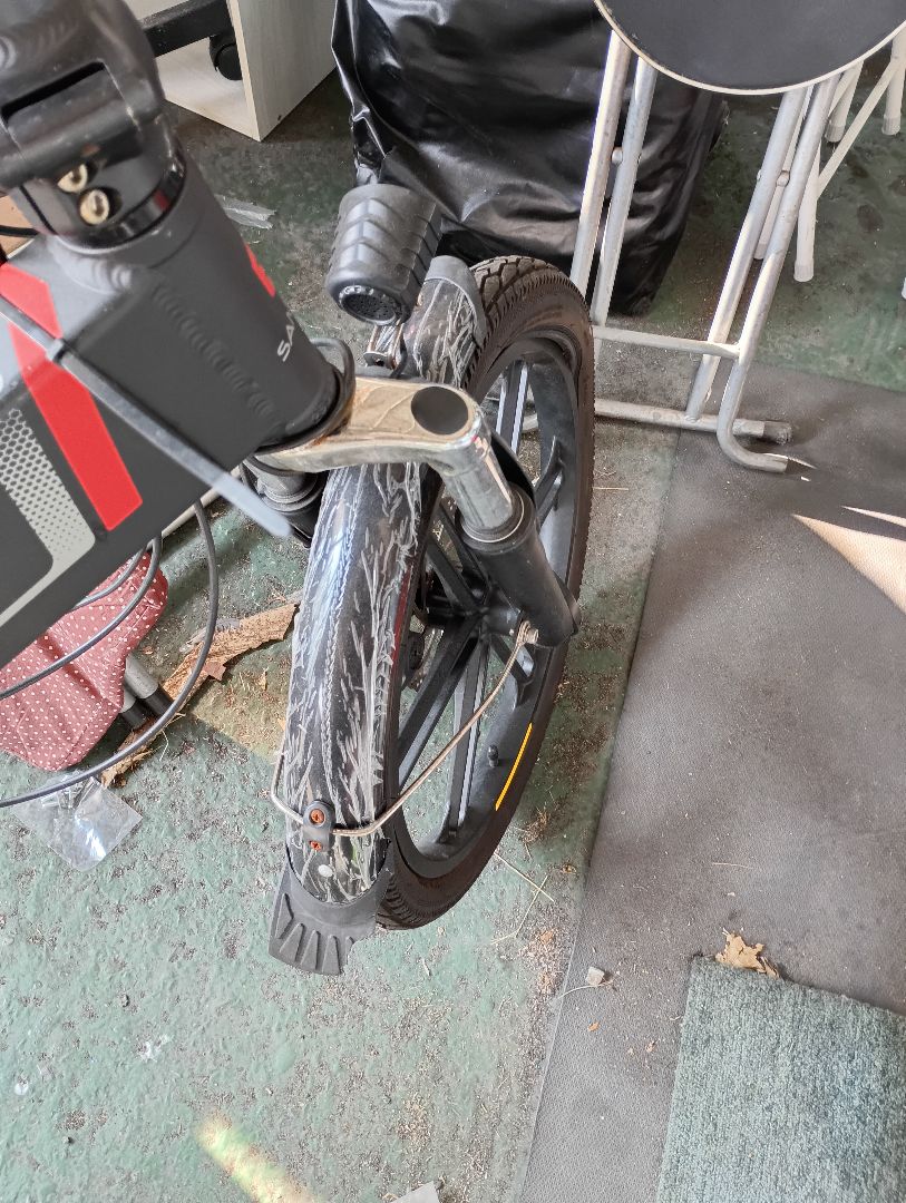 SAMEBIKE 折りたたみ自転車 黒 訳あり現状渡し部品取り、コメント必読