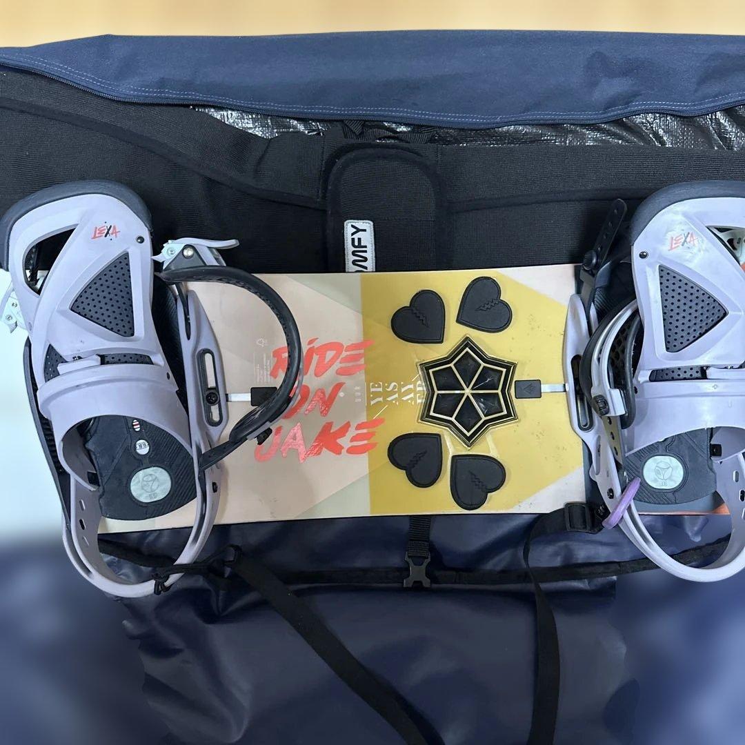Burton スノーボード バインディング付き