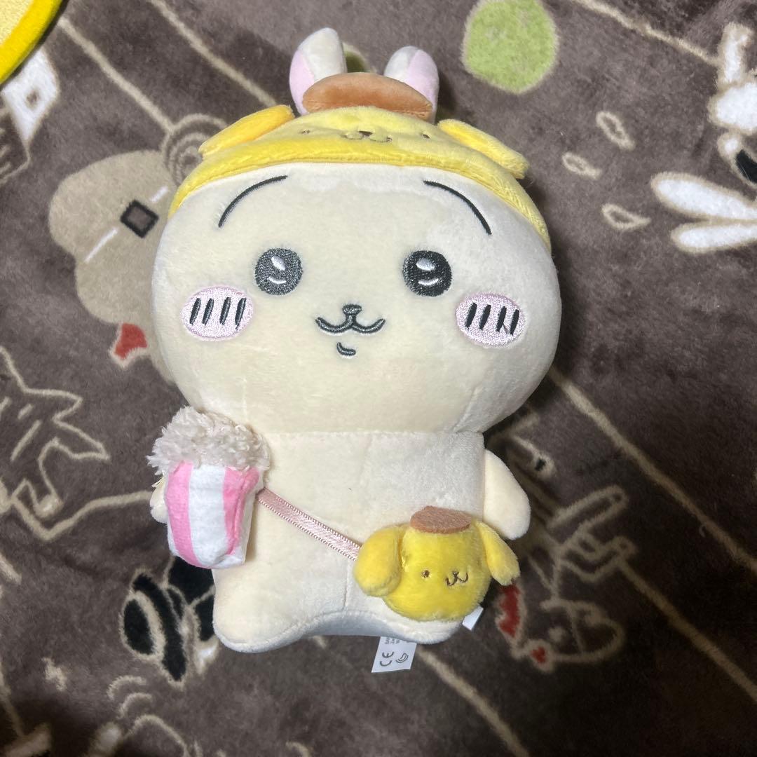 ちいかわ サンリオコラボ ポムポムプリン うさぎ