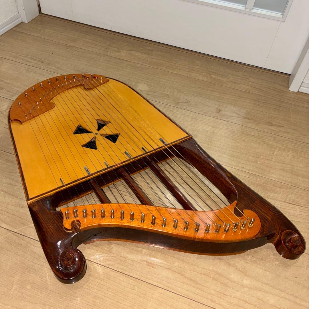 美品　木製ハープ エンジェルスハープ　ミニハープ　ライアーハープ　ハープ