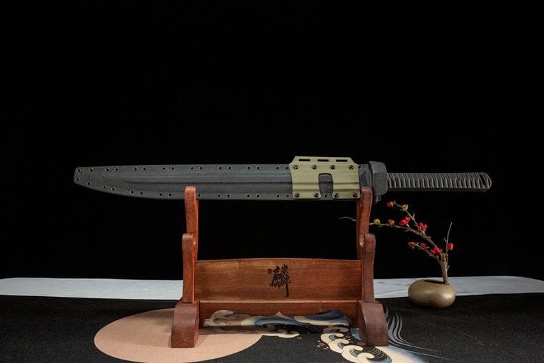 アメリカン戦術牛尾刀 模造刀 居合刀 武士道 武具 漢剣 唐刀 龍泉剣 手鍛造打