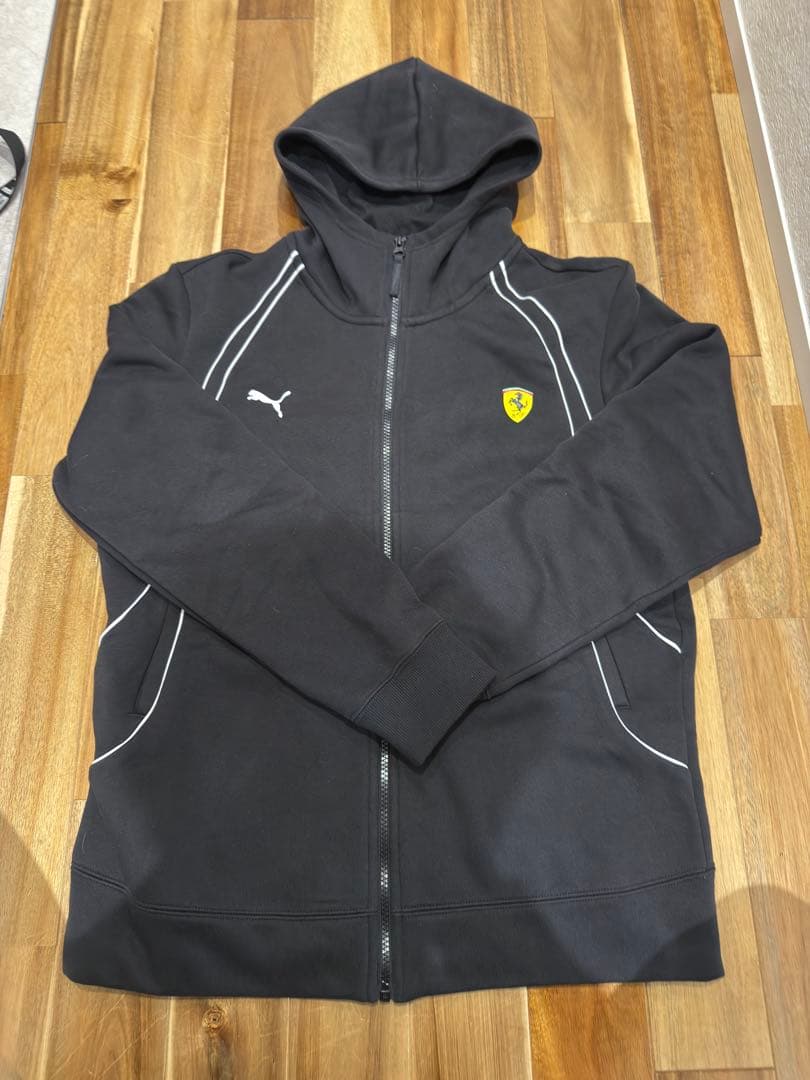 PUMA SCUDERIA FERRARIジャージ上のみSサイズ ブラック
