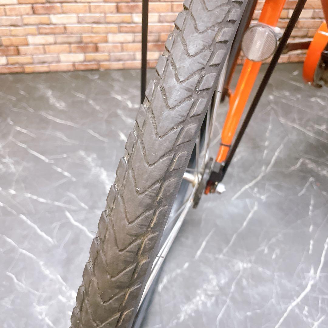 【80】電動自転車 ブリヂストン STEPCRUZ オレンジ