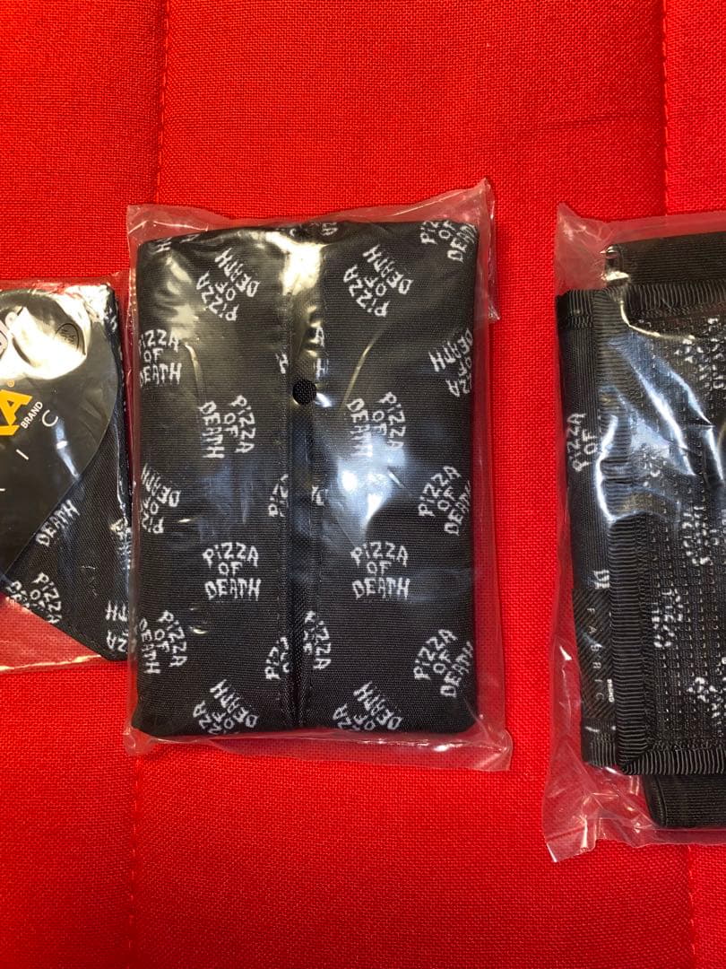 Pizza Of Death⭐︎CORDURA 黒 ポーチセット 3点セット