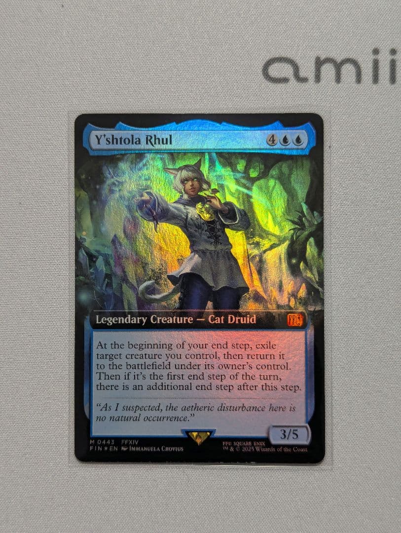 MtG×FINAL FANTASY ヤ・シュトラ・ルル 拡張アート英語版Foil