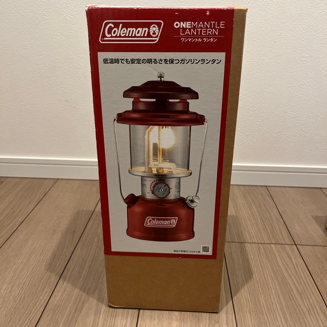 【新品未開封】コールマン ワンマントルランタン 赤