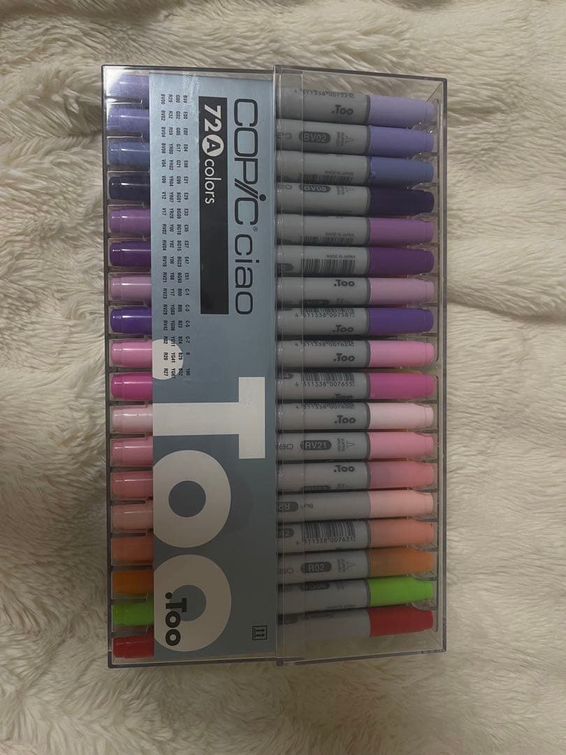 Copic Ciao 72色 マーカーセット 専用ケース付き