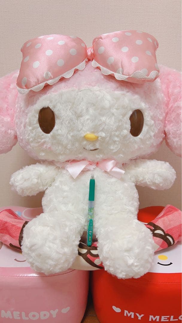 タグ付き♡マイメロローズボアぬいぐるみ♡