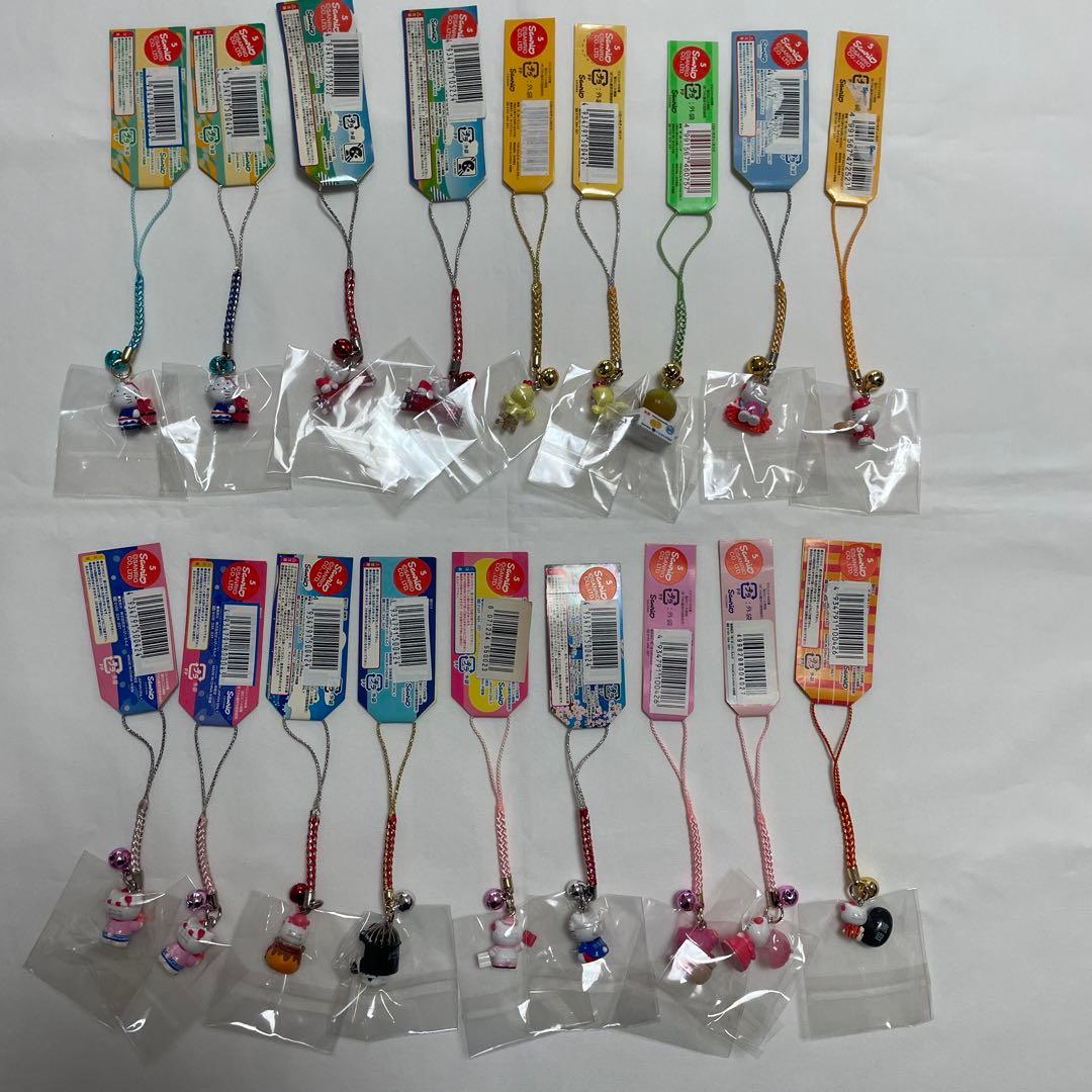 新品◆ハローキティ ご当地キティ 根付けストラップ 兵庫 18個セット◆匿名配送