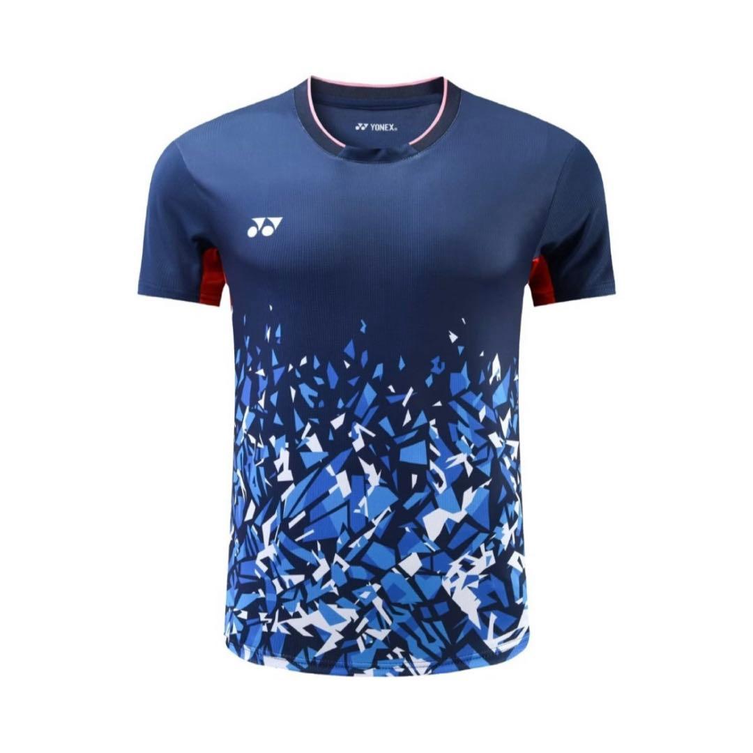 ヨネックス　YONEX バドミントン日本代表モデルゲームシャツ　新品　Lブルー