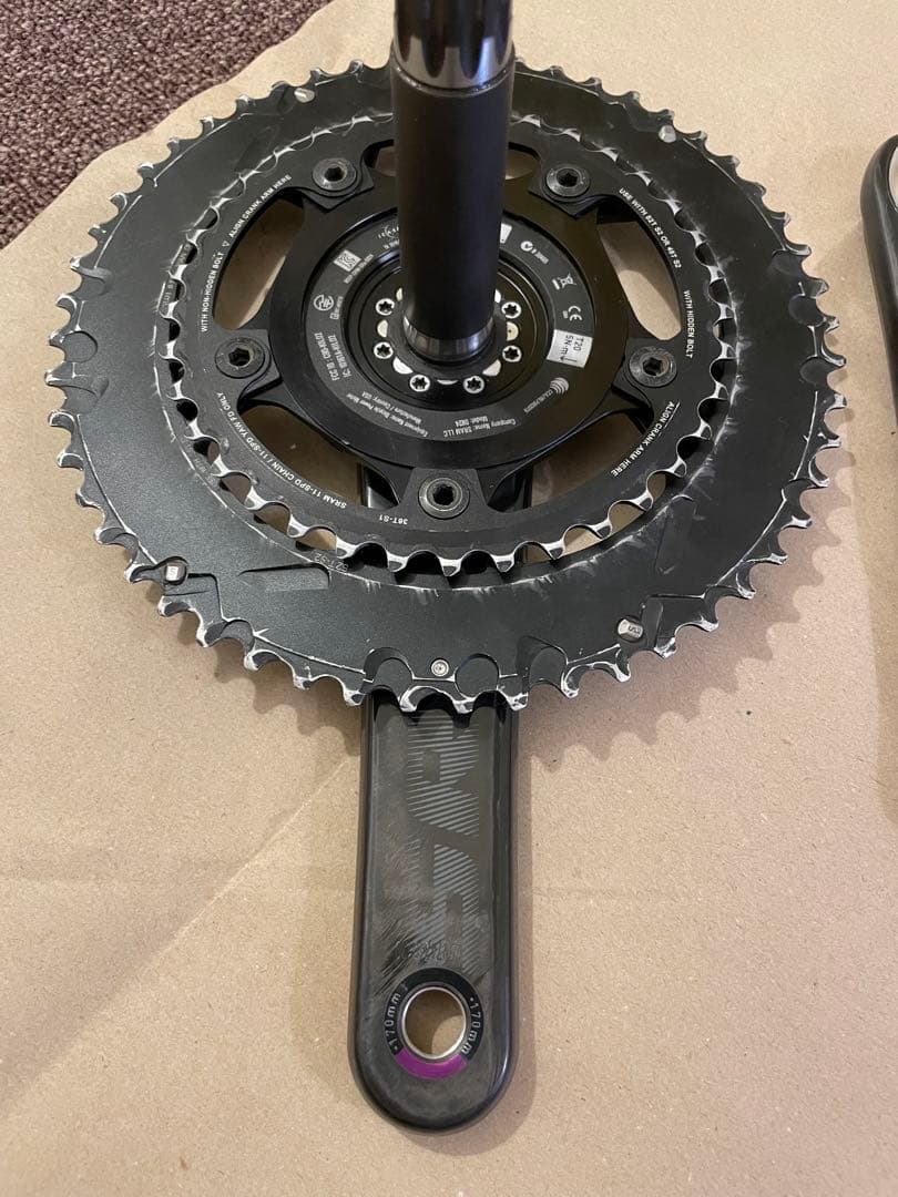 Quarq DZero × SRAM RED eTap クランクセット