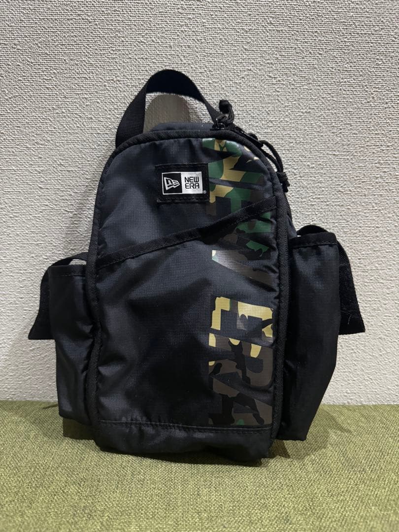 NEWERA スタンド式キャディバッグ ブラック・カモフラージュ