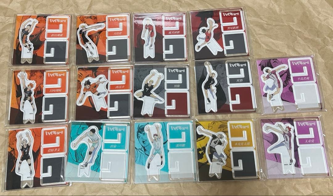 JCS限定　ハイキュー‼︎アクリルクロスフィギュアまとめ売り