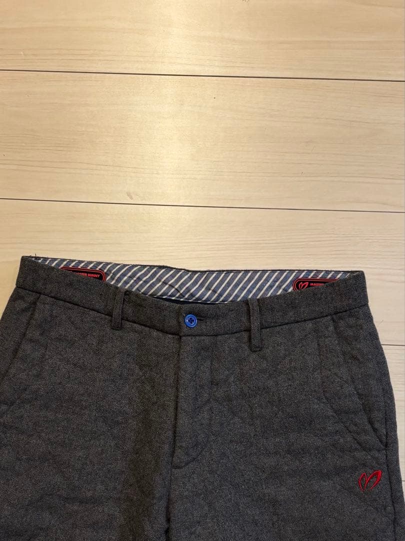 マスターバニーエディション　グレー キルティングパンツ