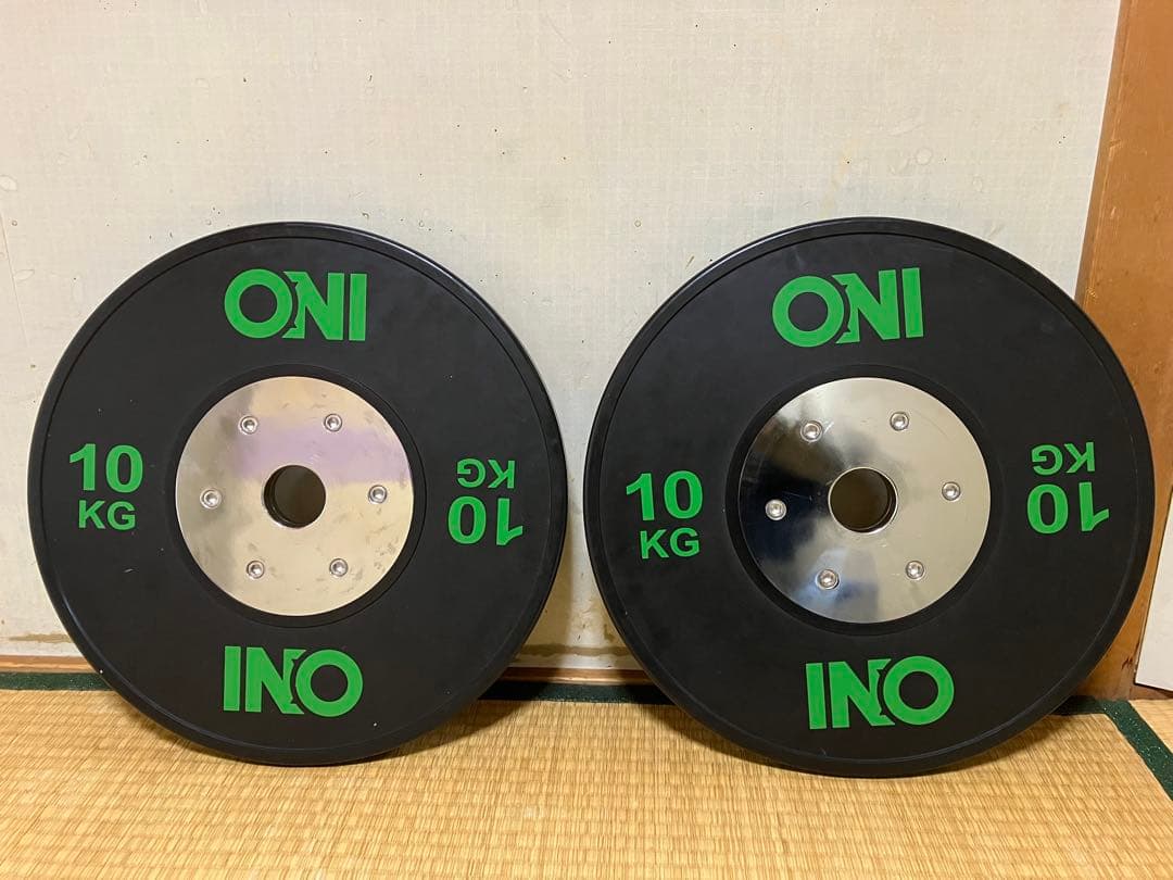 オリンピック プレート ONI 10kgプレート2枚