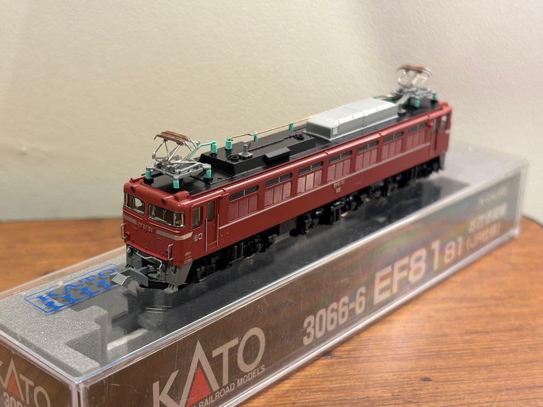 鉄道模型　Nゲージ　KATO 3066-6 EF81 81 お召塗装　JR仕様