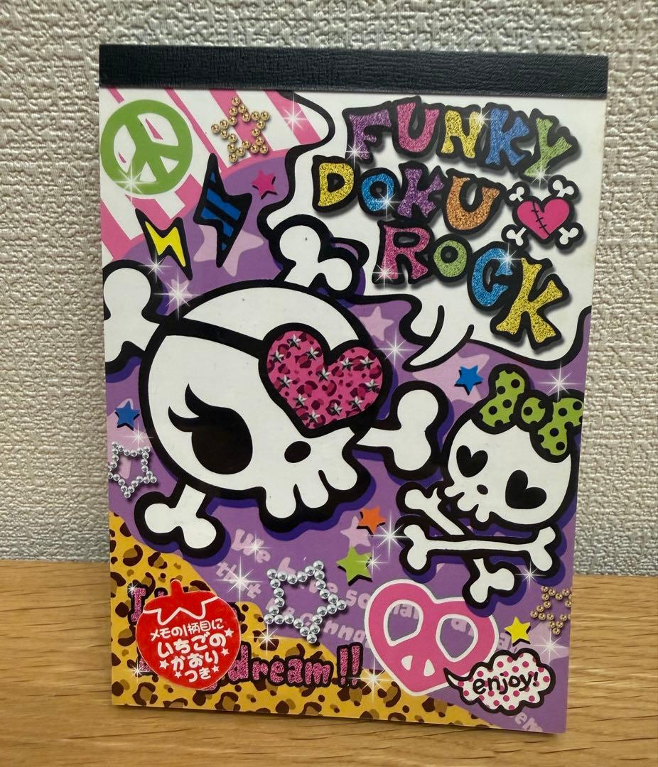 クラックス　メモ帳　FUNKYDOKUROCK