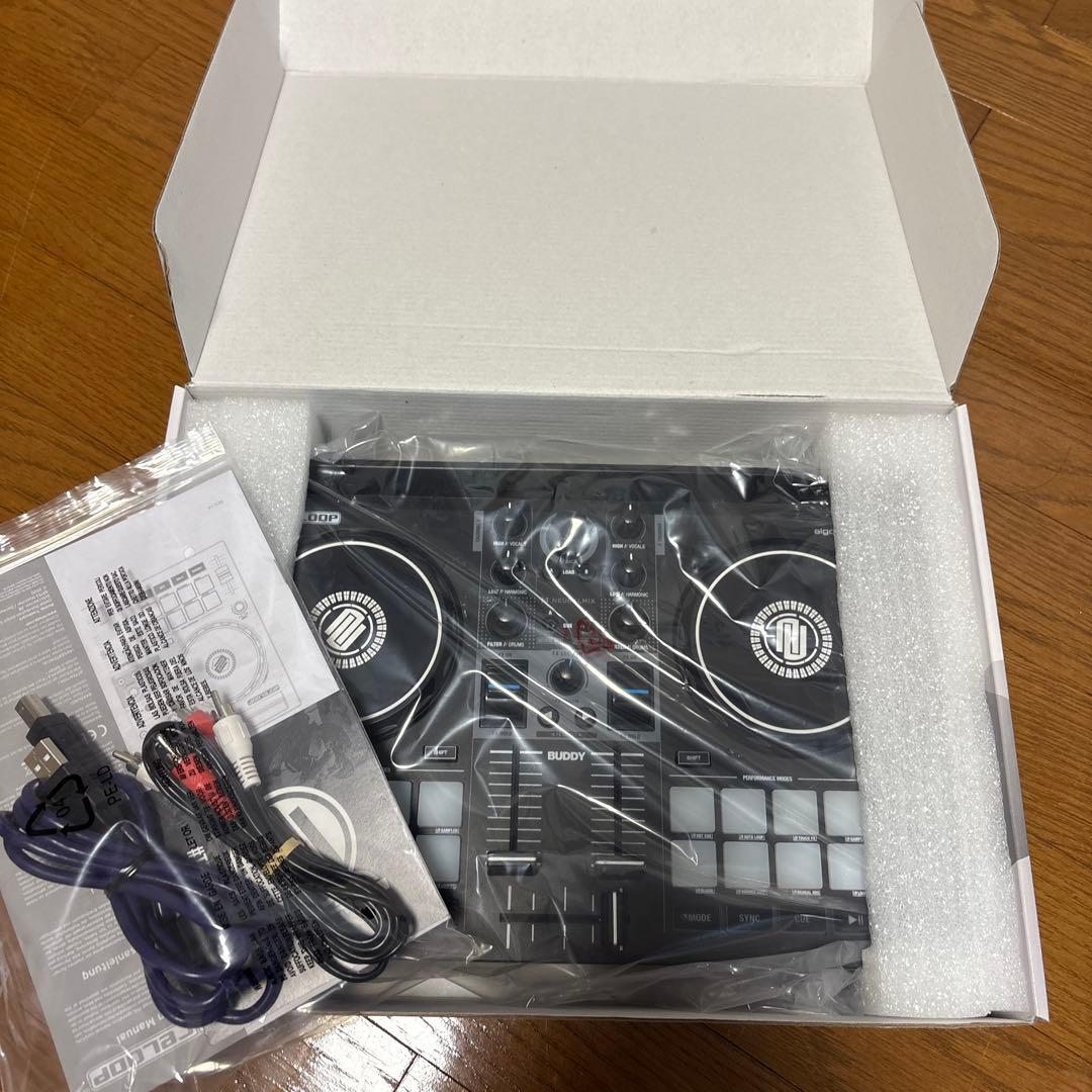 【ほぼ未使用】Reloop Buddy DJコントローラー　ヘッドホン付き
