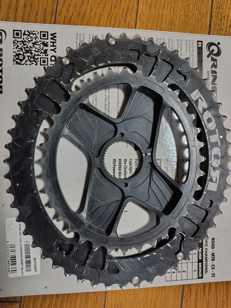 ROTOR Q RINGS DM オーバルチェーンリング 52/36T