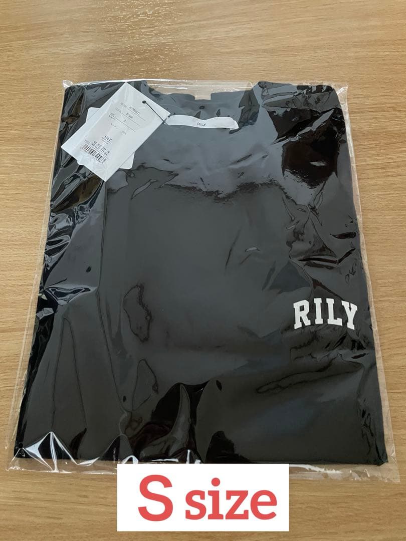 今市隆二プロデュースRILYロゴ ロンT黒Ｓサイズ