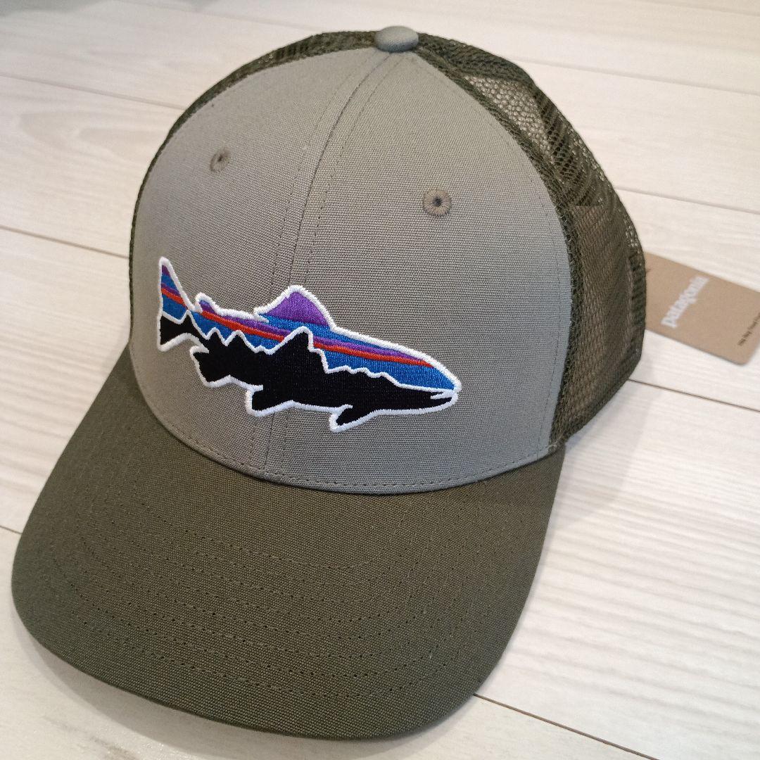 Patagonia パタゴニア トラウト 魚柄 メッシュ キャップ 限定カラー