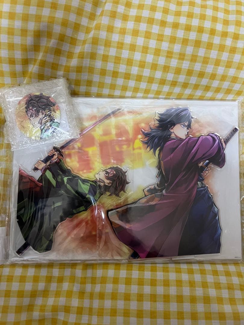 鬼滅の刃 繋ぐ　WEBSHOP 義勇と炭治郎　A賞　E賞　炭治郎　缶バッチ