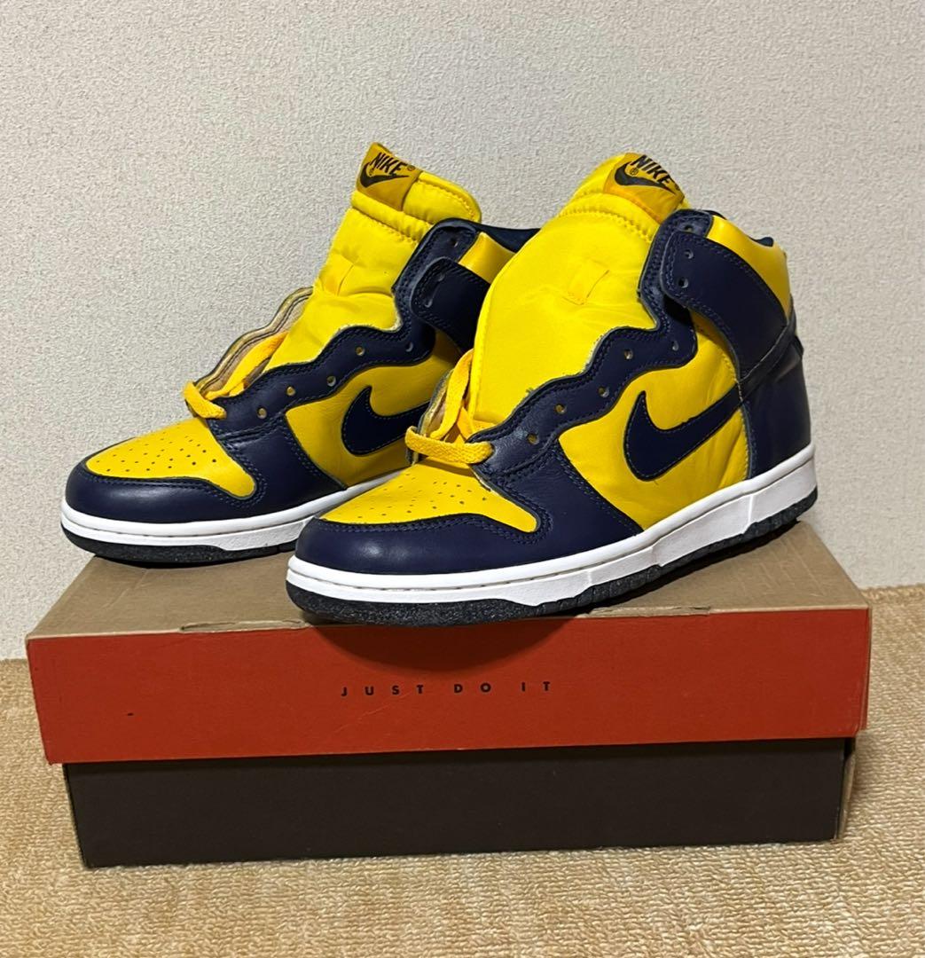 ナイキ　ダンクハイ　ミシガン　98年