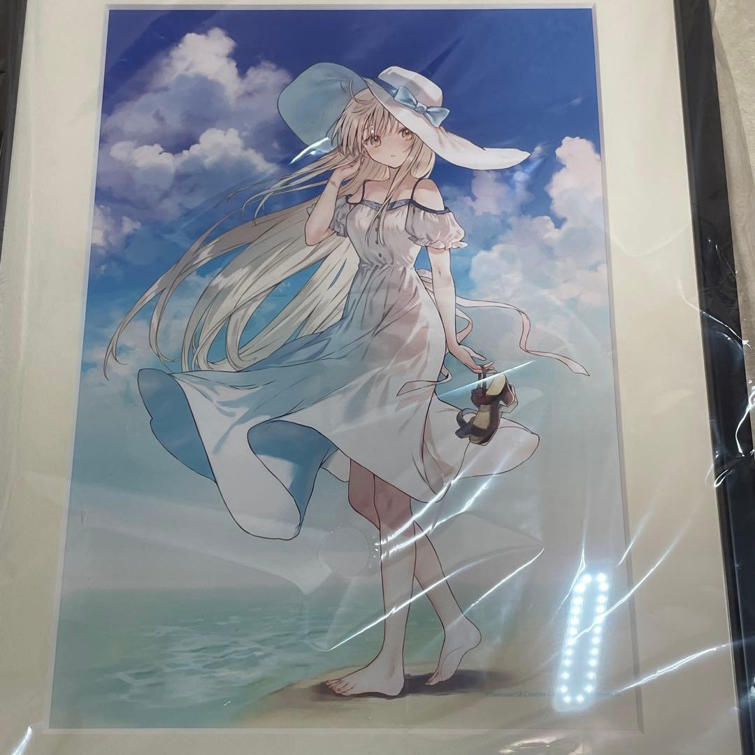 u*3様 【即日発送】椎名真昼　描き下ろし　複製原画　A4 お隣の天使様