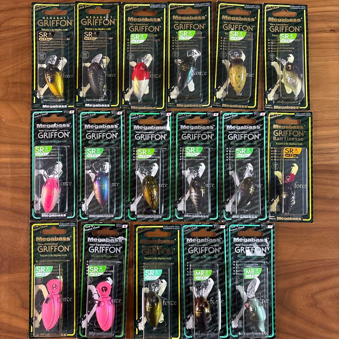 ☆新品☆限定☆希少☆メガバス　newグリフォン　17個セット　レアカラー！