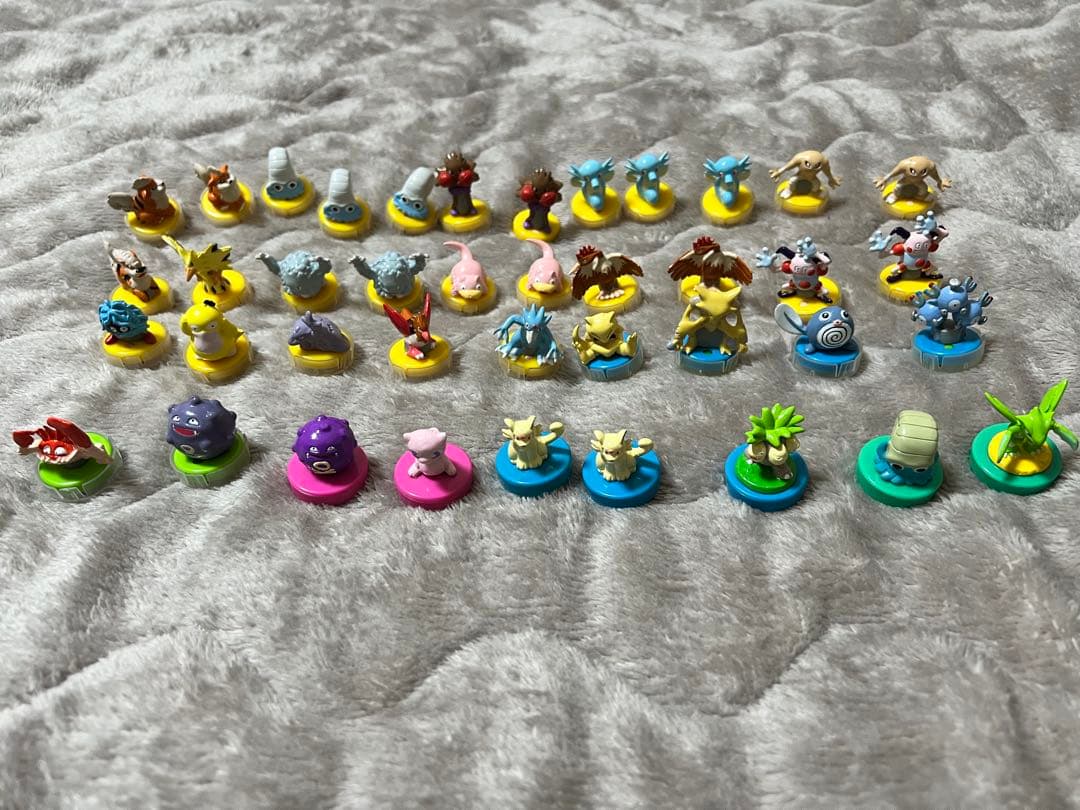 【絶版】【レア】ポケモン　ミニフィギュア　スタンプ　40体セット