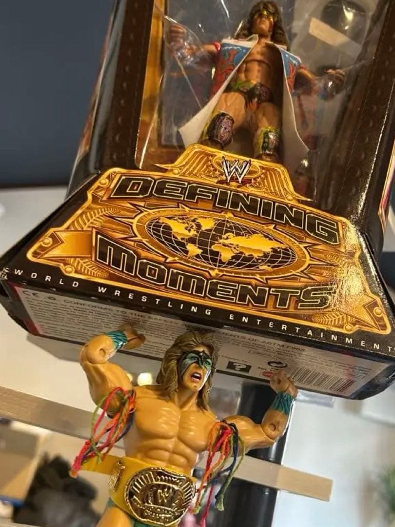 おまけ付き　マテル　WWE アルティメットウォリア ー レッスルマニア7