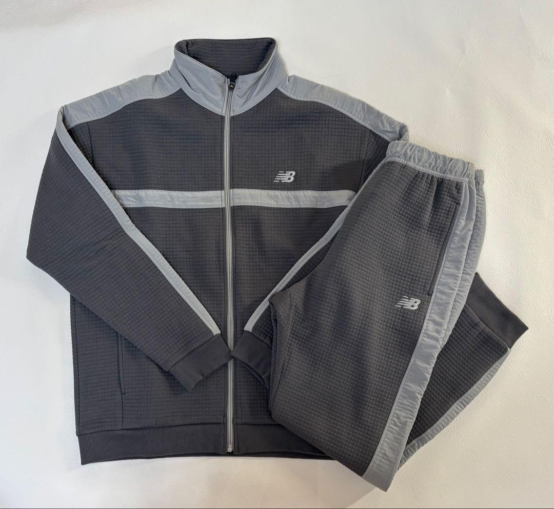 New Balance ジャージ上下セット M グレー