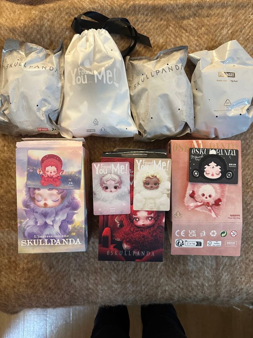 SKULLPANDA ペンダント ポーチセット