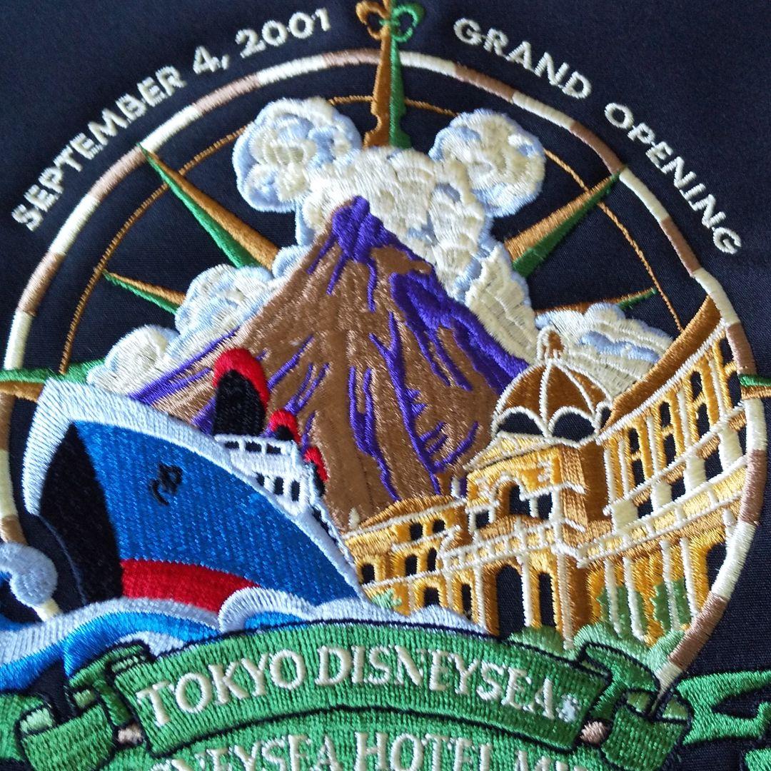 ディズニーシー　オープン記念品（非売品）　ミッキー刺繍リュック★激レア・希少品！