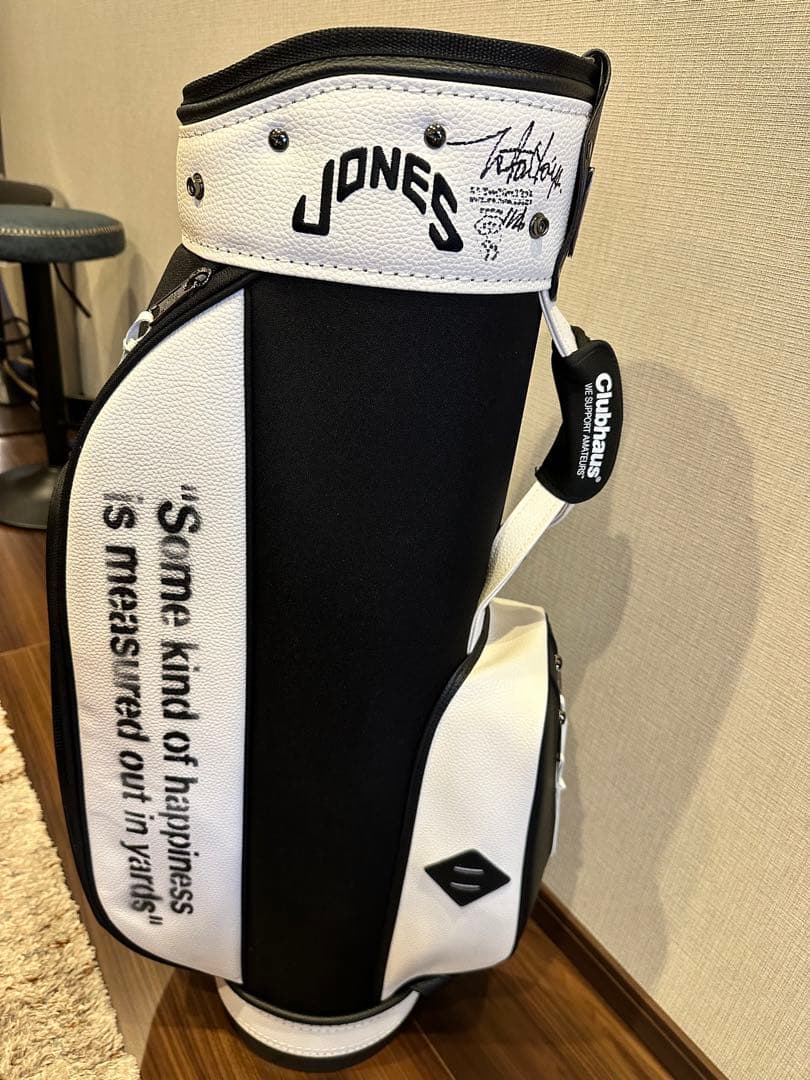 ジョーンズ　jones clubhouse コラボ　限定キャディバッグ