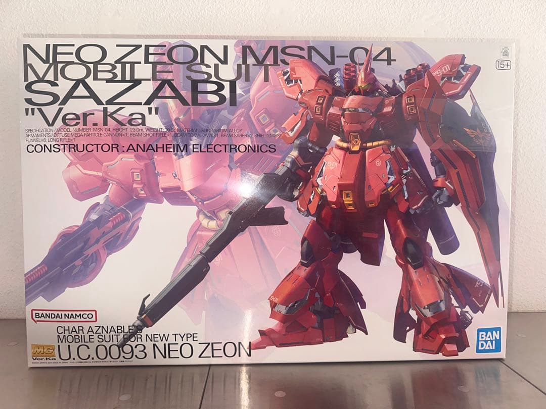 1/100 MG MSN-04 サザビー Ver.Ka