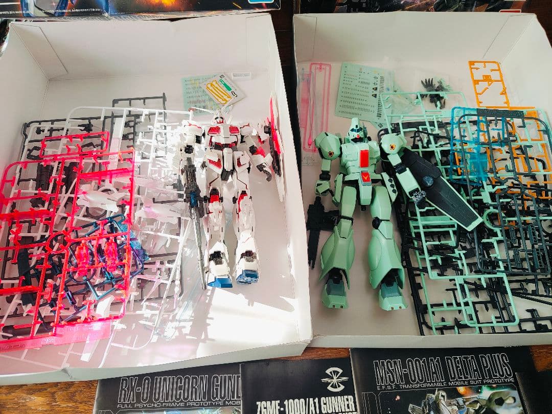 MG ユニコーンガンダム ジェガン GUNDAM ガンプラ パーツ カード