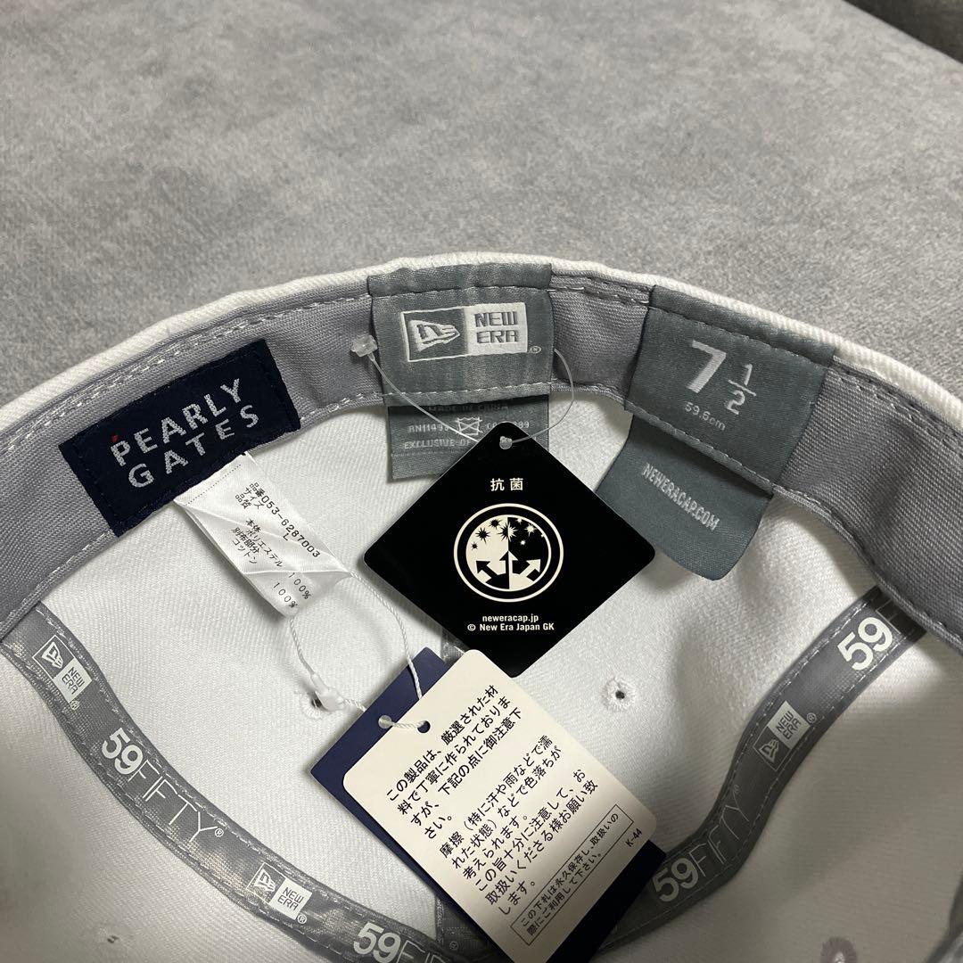 PEARLY GATES キャップ ホワイト PGロゴ 新品未使用
