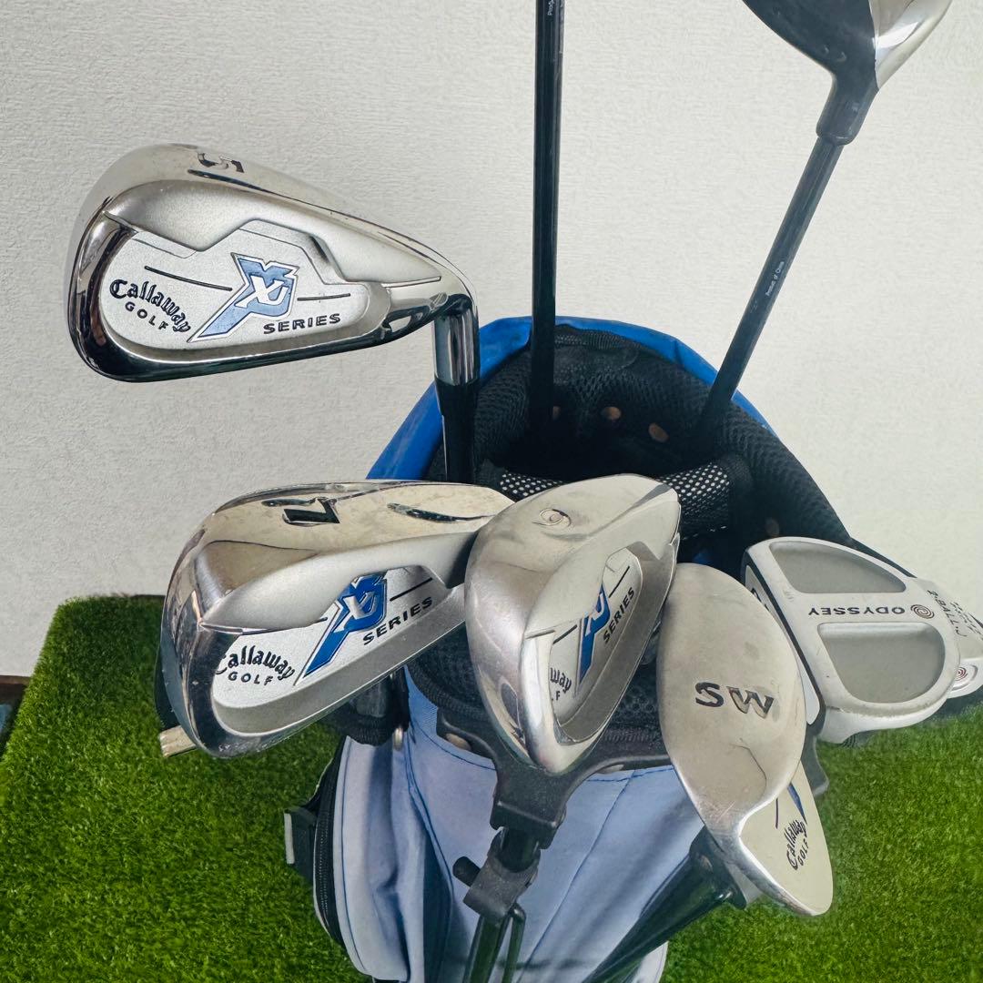 【10〜12歳子供用】Callaway xj ジュニア ゴルフクラブセット