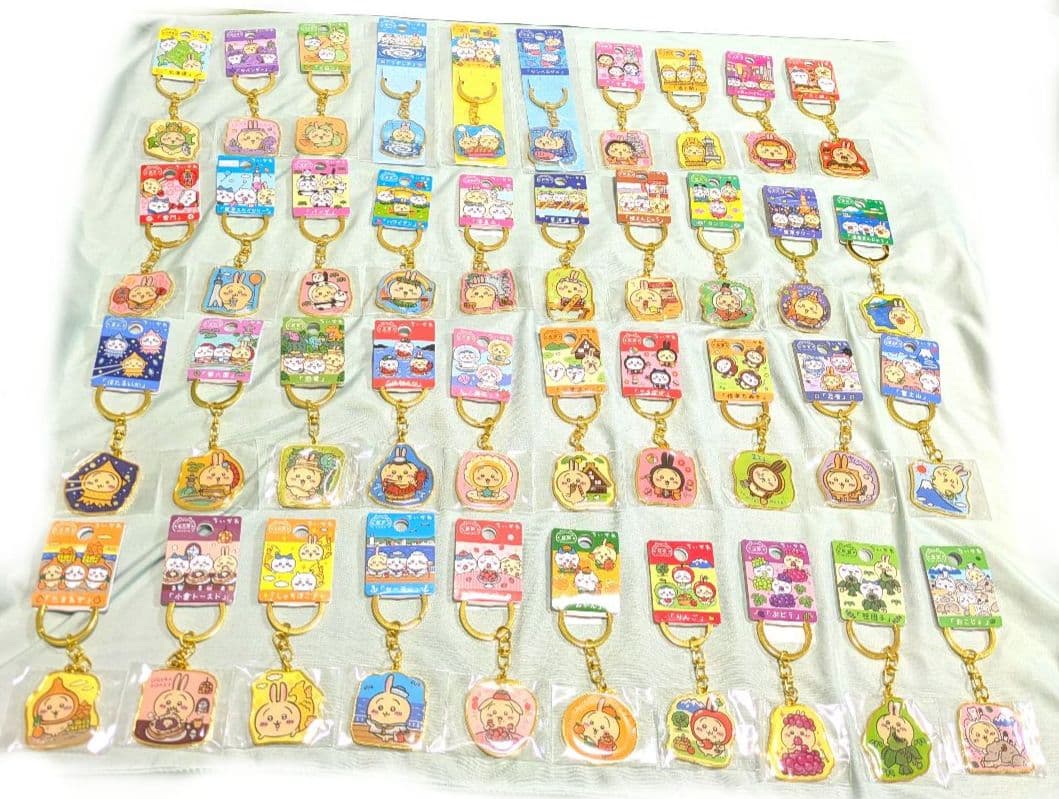 新品 ちいかわ うさぎ ご当地 限定 キーホルダー 40点 セット まとめ売り