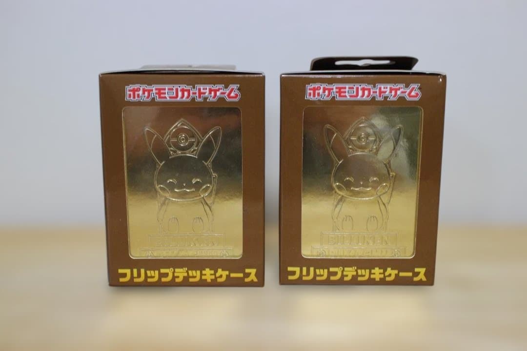 ポケモンセンターオリジナル フリップデッキケース ビリケンさんピカチュウ 2個