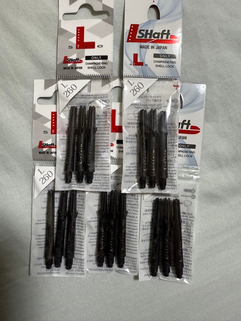 L-Style 260 カーボンシャフト5本セットです。
