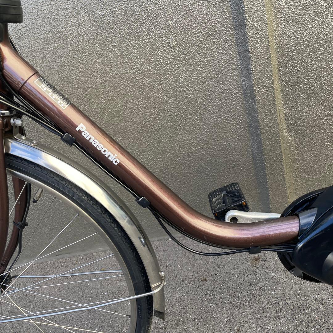 パナソニック電動アシスト自転車26インチブラウン16A h