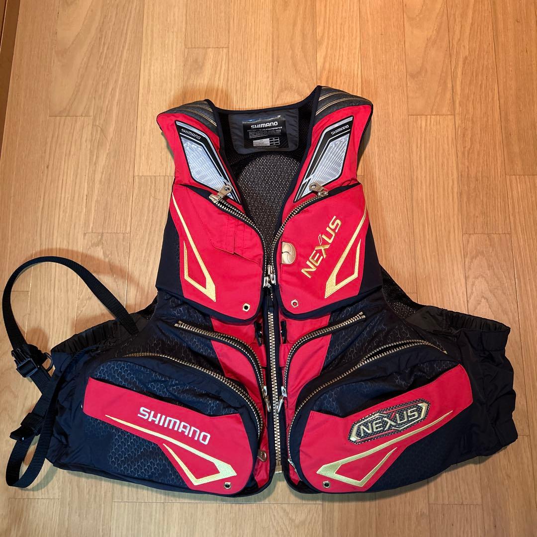 SHIMANO NEXUS ライフジャケット VF-121R レッド
