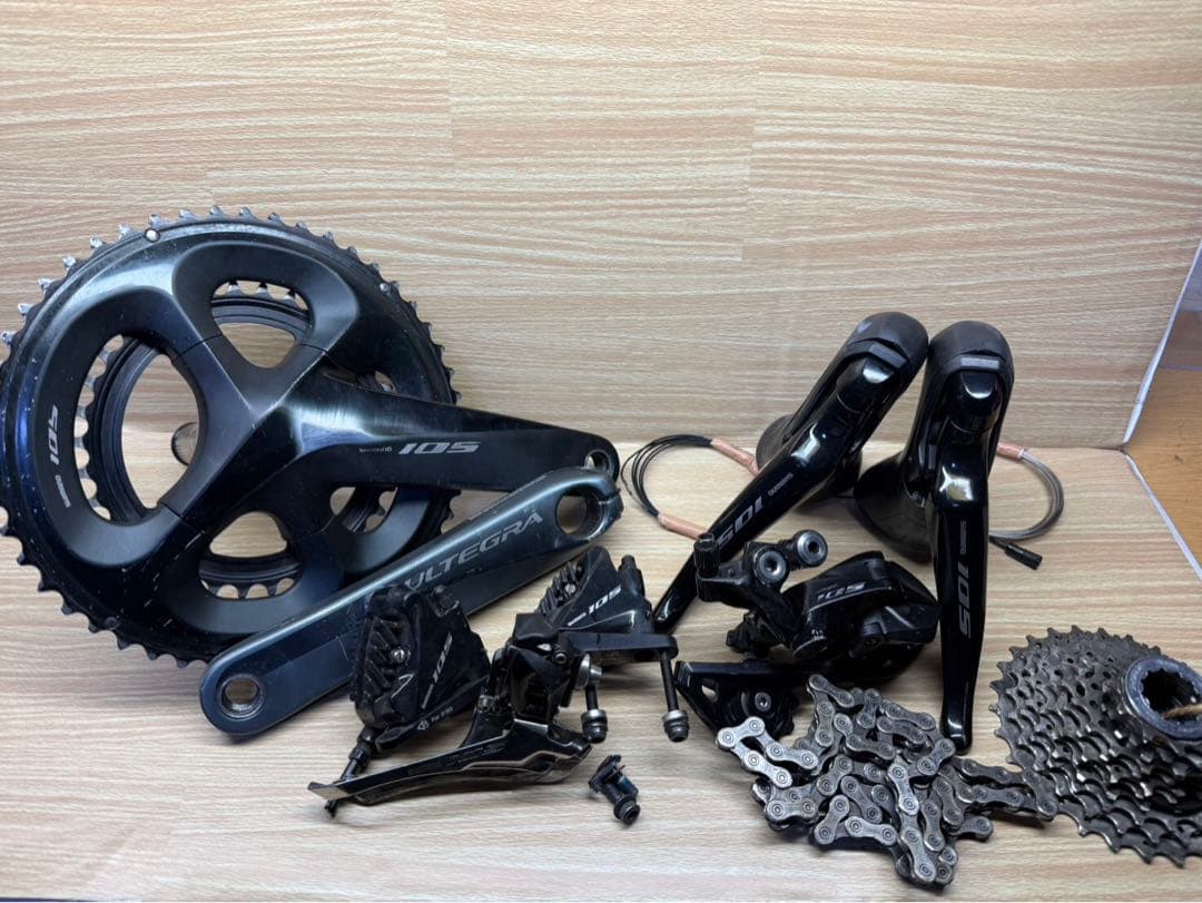 シマノ105 R7000 アルテグラ　油圧　コンポーネント　グループセット