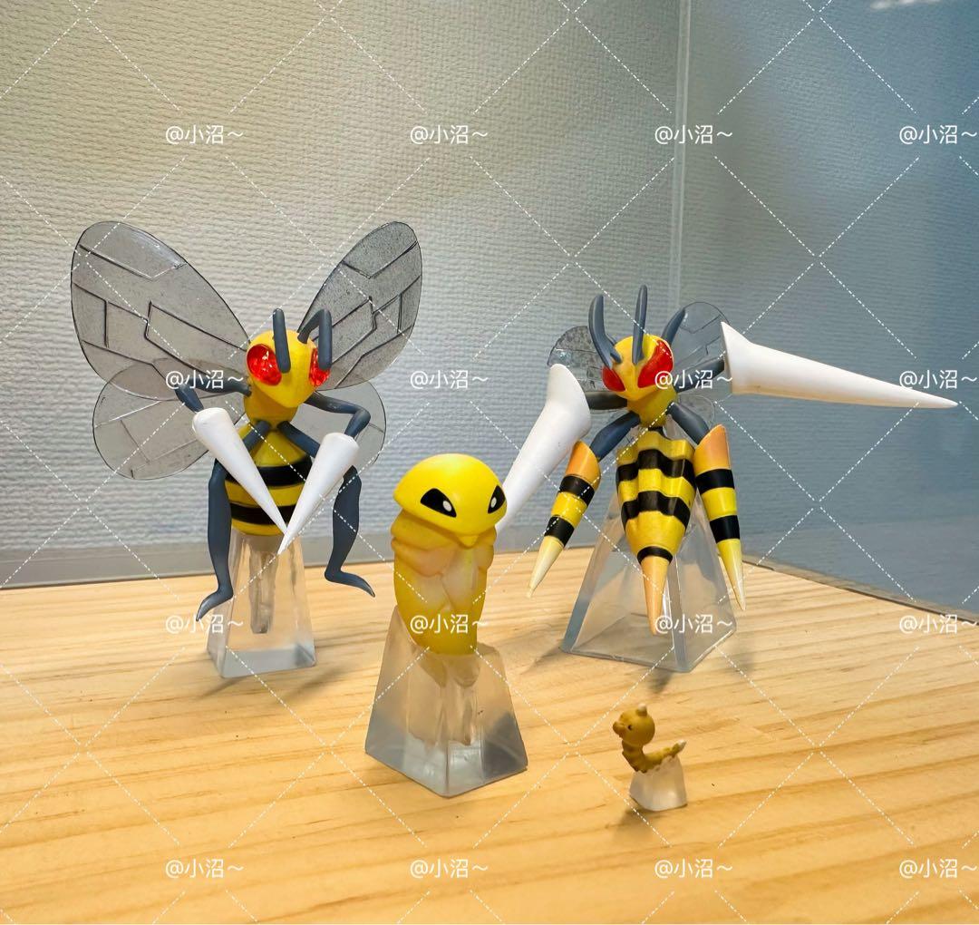 ポケモンスケールワールド　ビードル 進化セット　1/20サイズ PVC製