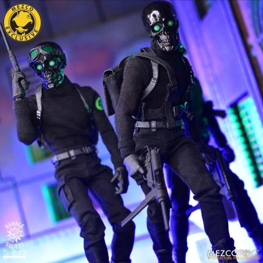 メズコ 直販限定 ワン12 ブラックスカル（ mezco one 12