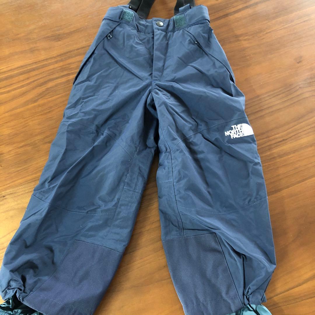 THE NORTH FACE 子供用スキーウェア ネイビー110サイズ中フリース
